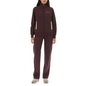 Champion Women's Tracksuit 118290 MS571 brown with gold logo and pocket with appliqué - Sporty elegance and comfort