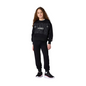 Champion girl's tracksuit 405236 KK001 black with printed logo - Comfort and style for every occasion