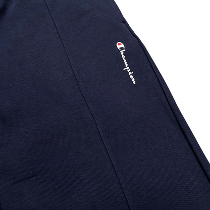 Champion tuta sportiva da uomo in cotone garzato cerniera intera 220813 BS501 azzurro-blu