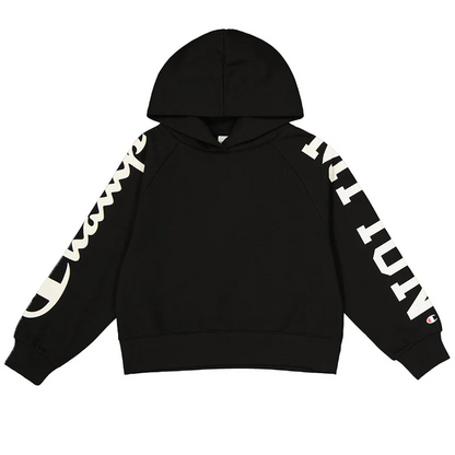 Champion felpa con cappuccio da ragazzai 405022 KK001 nero