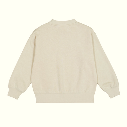 Champion felpa con girocollo da bambina 405035 MS016 beige