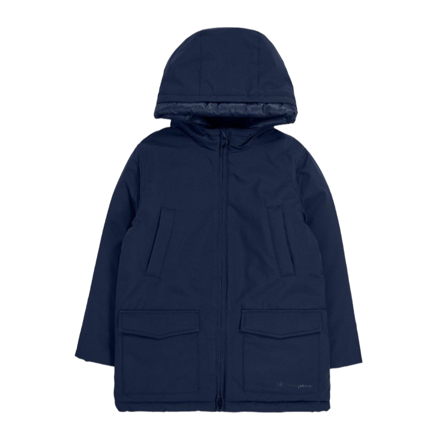 Champion giubbotto con cappuccio da ragazzo 306572 BS501 blu
