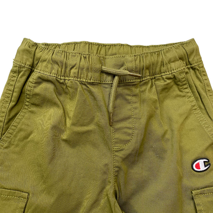 Champion pantaloncino Cargo da ragazzo 306768 GS573 verde