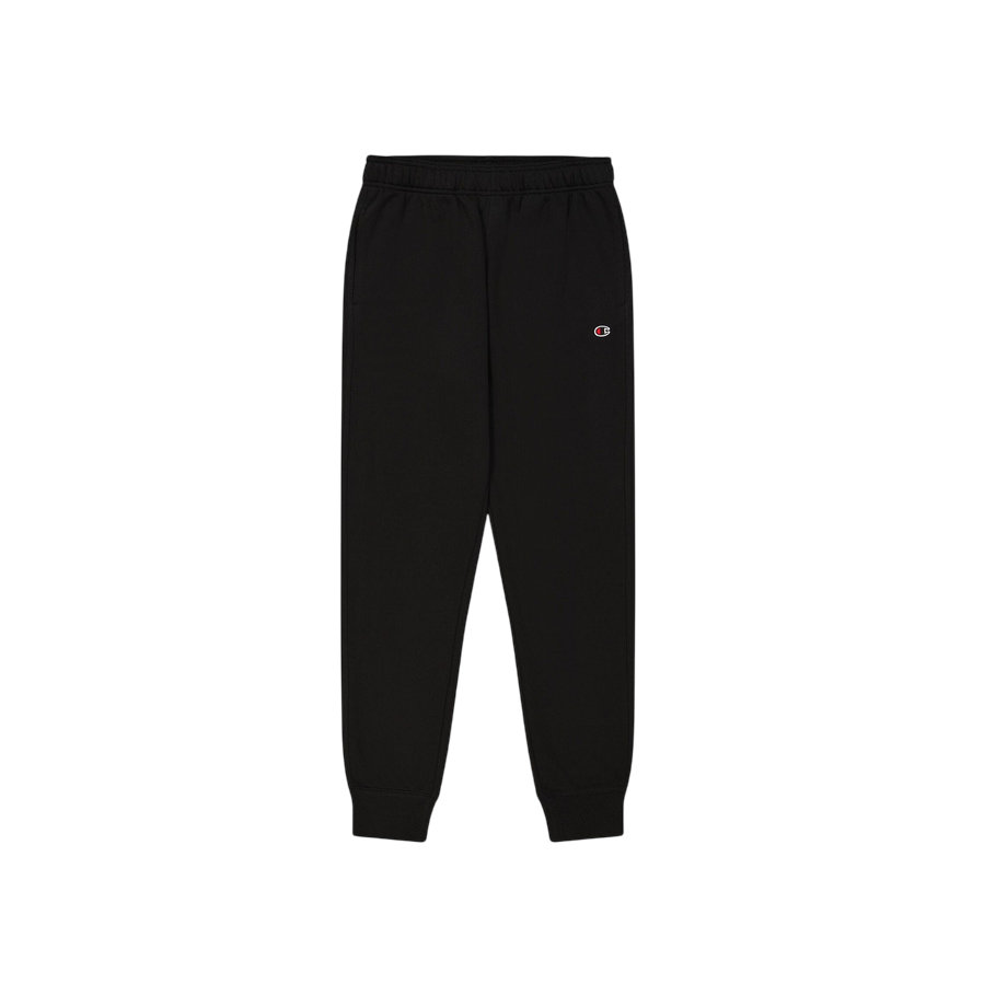 Champion pantalone sportivo da uomo  con polsino a coste alla caviglia Jogger slim fit 220733-KK001 nero