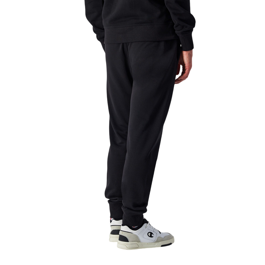 Champion pantalone sportivo da uomo  con polsino a coste alla caviglia Jogger slim fit 220733-KK001 nero
