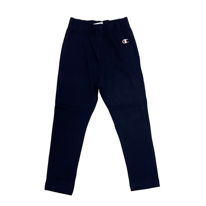 Champion tuta da ragazza con felpa girocollo e pantalone aderente 404993 BS049 verde acqua-blu