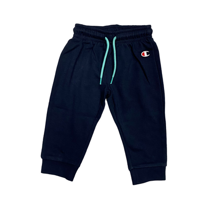 Champion tuta in cotone da bambino 306780 acqua marina blu