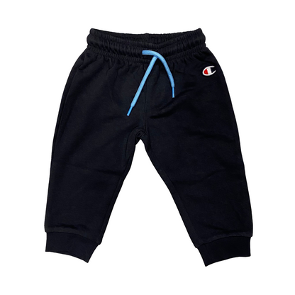 Champion tuta in cotone da bambino 306780 celeste nero