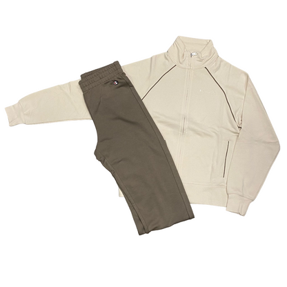 Champion Tuta Sportiva Donna Cotone Beige Tortora - 117296