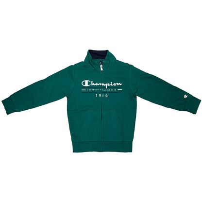 Champion tuta sportiva da ragazzo in cotone 306703 verde blu