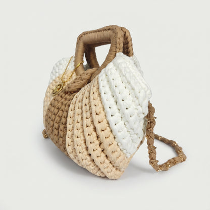 Stile Donna Bags - Oliva Borsa a Mano in Corda di Cotone