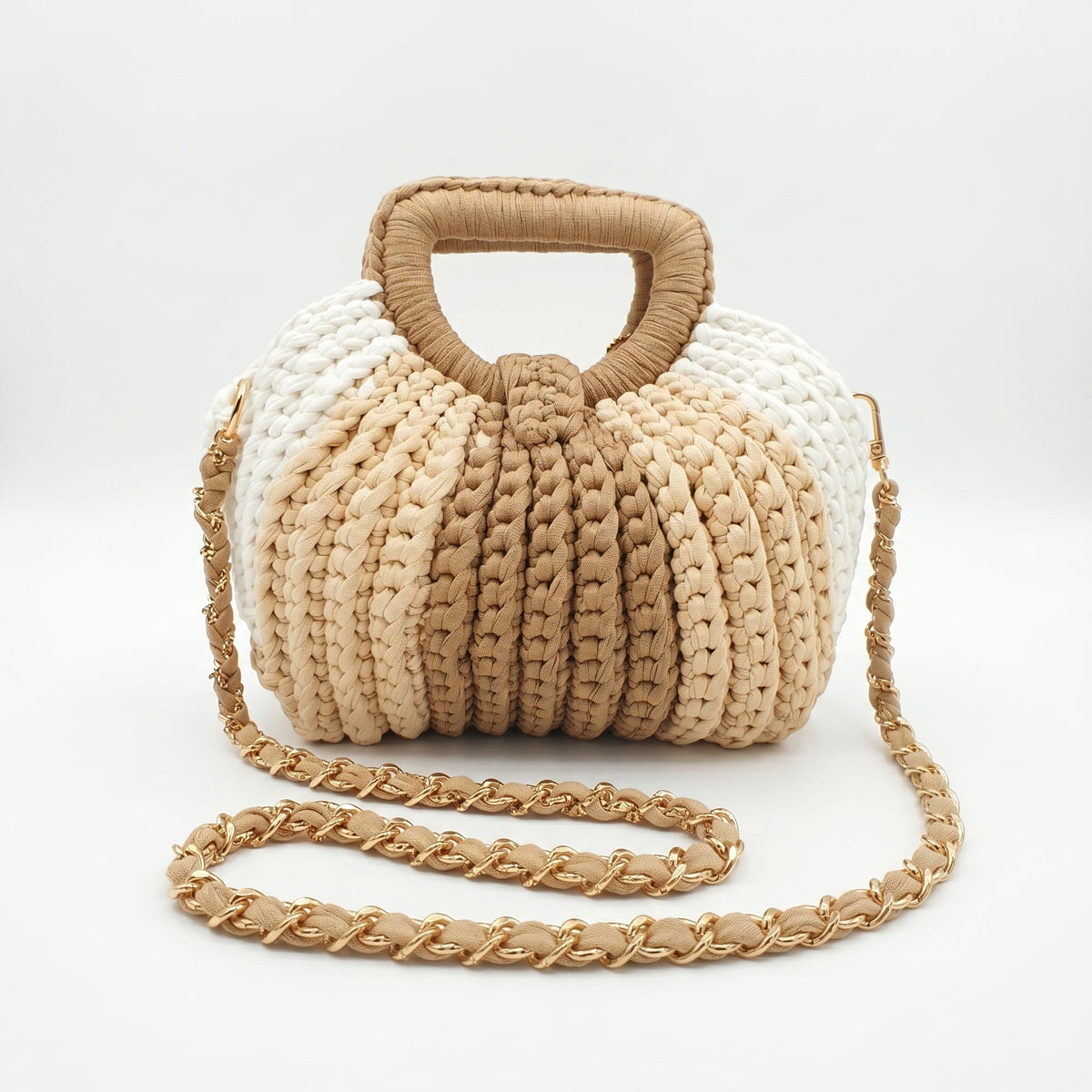 Stile Donna Bags - Oliva Borsa a Mano in Corda di Cotone