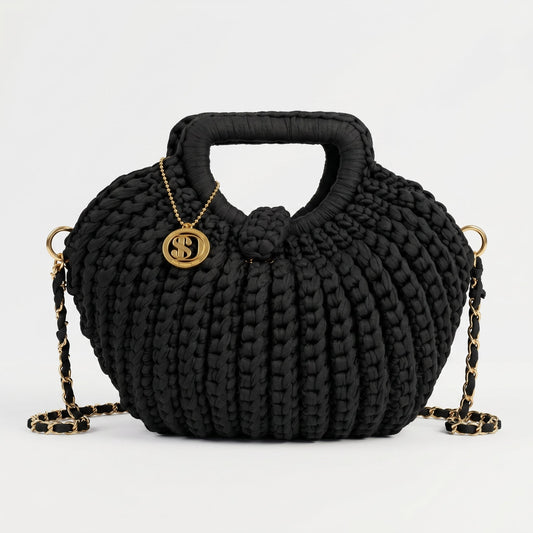 Stile Donna Bags - Oliva Borsa a Mano in Corda di Cotone