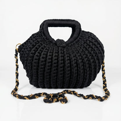 Stile Donna Bags - Oliva Borsa a Mano in Corda di Cotone