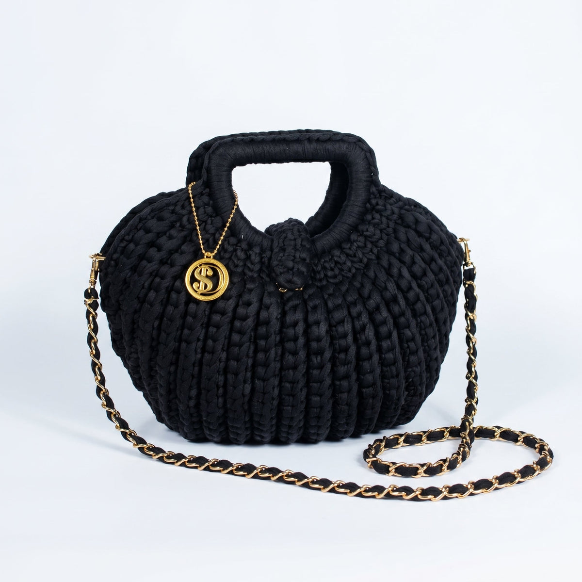 Stile Donna Bags - Oliva Borsa a Mano in Corda di Cotone