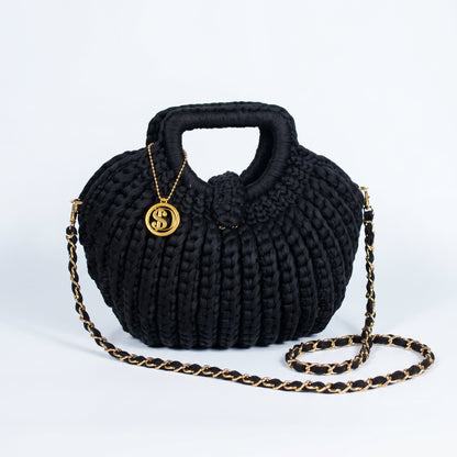 Stile Donna Bags - Oliva Borsa a Mano in Corda di Cotone