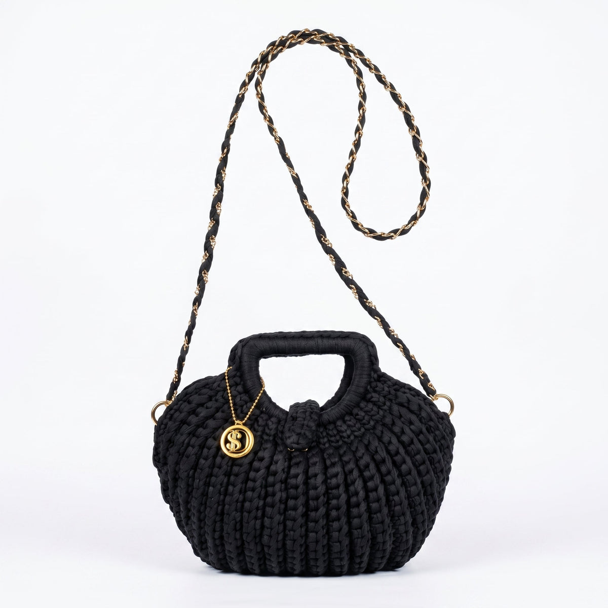 Stile Donna Bags - Oliva Borsa a Mano in Corda di Cotone