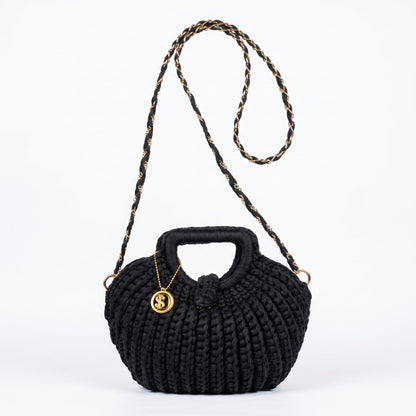 Stile Donna Bags - Oliva Borsa a Mano in Corda di Cotone