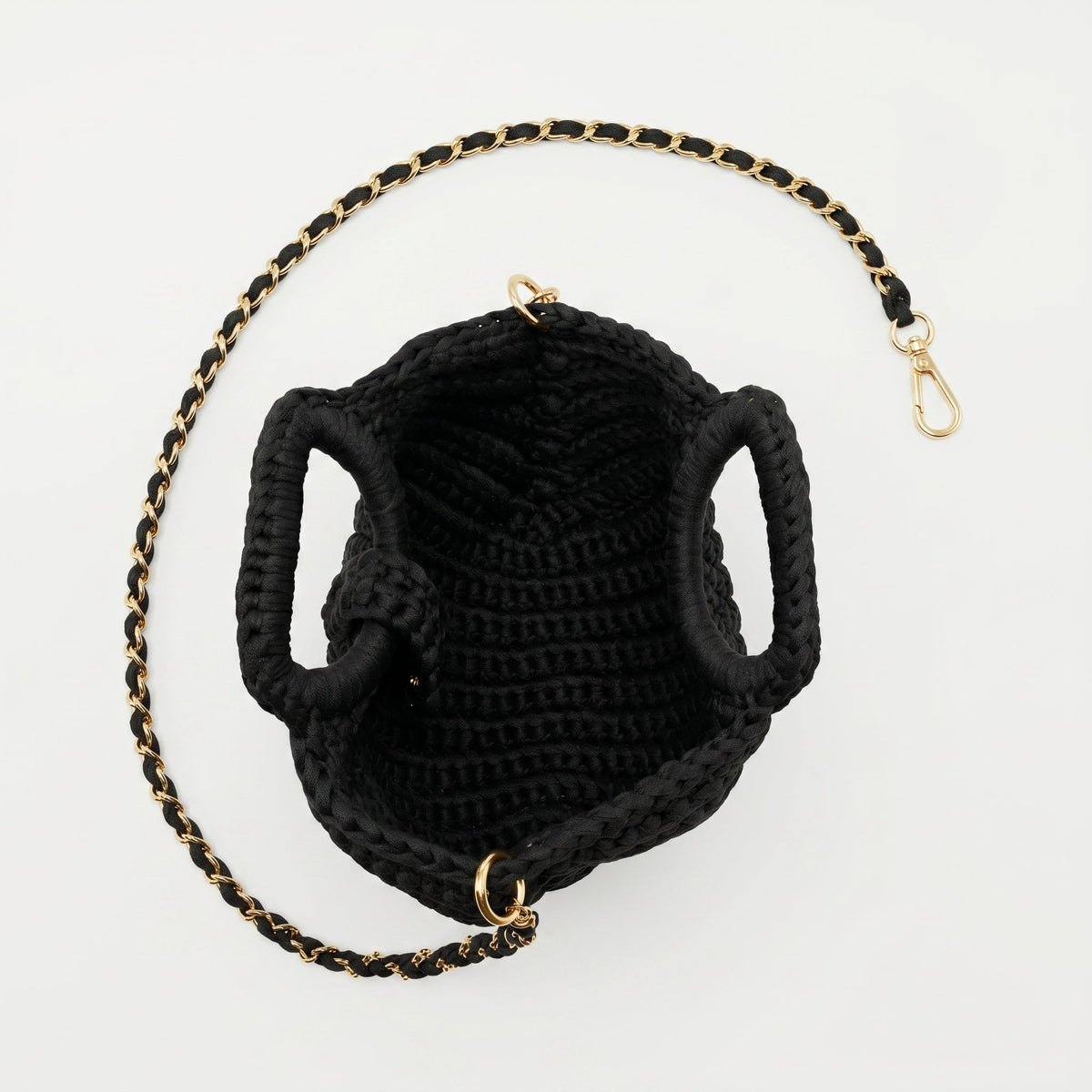 Stile Donna Bags - Oliva Borsa a Mano in Corda di Cotone