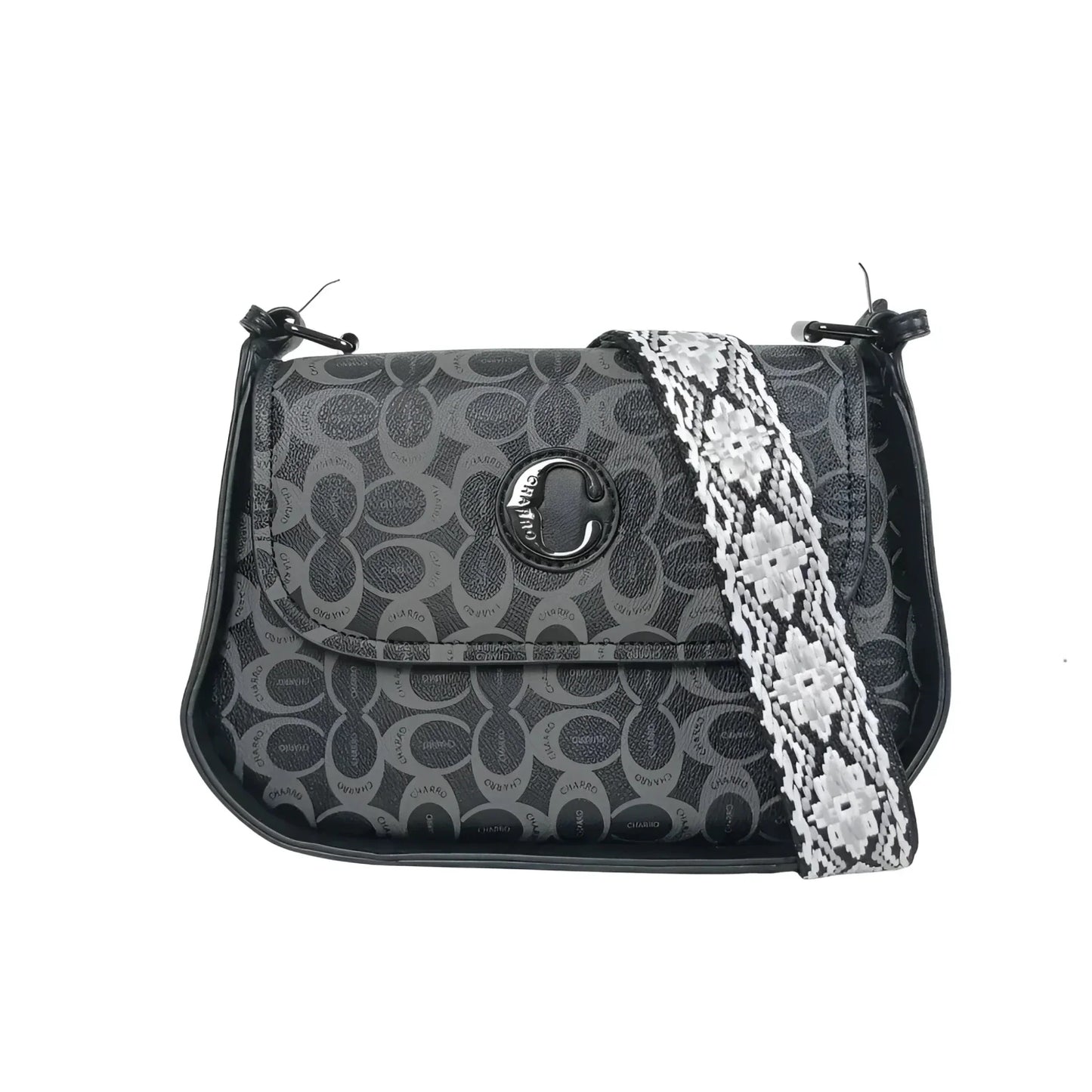 Charro Borsa Saddle in Ecopelle con Tracolla
