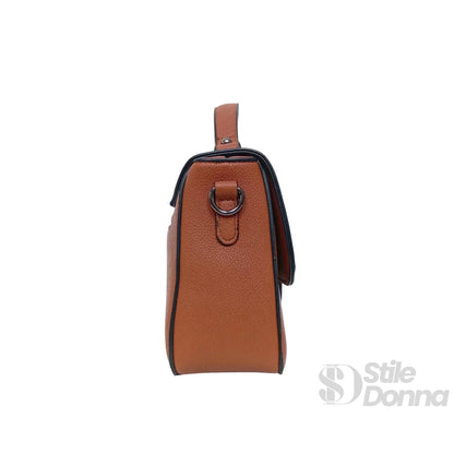 Charro Borsa a Spalla Rigida in Ecopelle con Design Minimalista