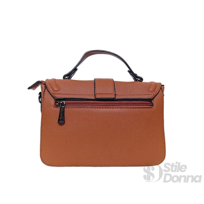 Charro Borsa a Spalla Rigida in Ecopelle con Design Minimalista