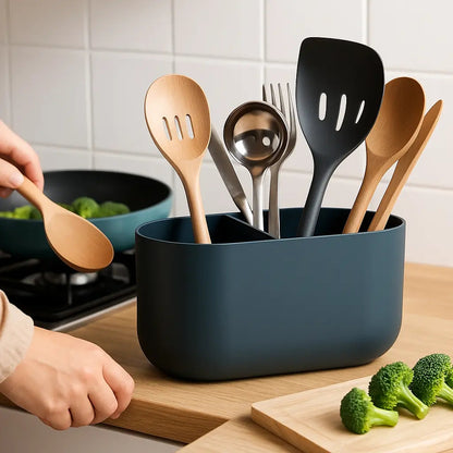 COVA: Porta Utensili da Cucina Doppio Scomparto Home Decor
