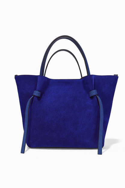 Elegant Suede &amp; Genuine Leather Bag – Premium Italian Quality