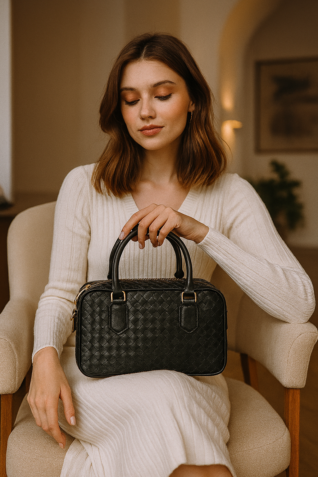 Modex™Baguette woven bag