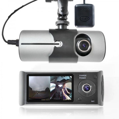 DVR GPS Dual Dashcam Auto Video Recorder Fahrbericht Unfall Monitor