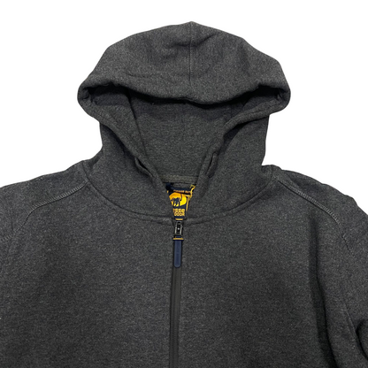 Ciesse felpa con cappuccio e cerniera intera da uomo 186comf00272 grigio