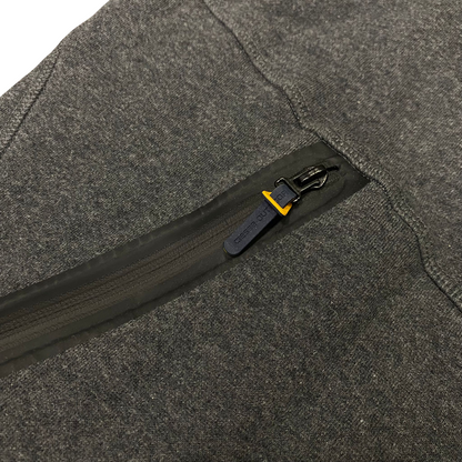 Ciesse felpa con cappuccio e cerniera intera da uomo 186comf00272 grigio