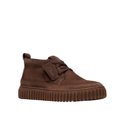 Clarks Stivaletto Torhill Lace Hi Uomo 26184694 Marrone Scuro Camoscio