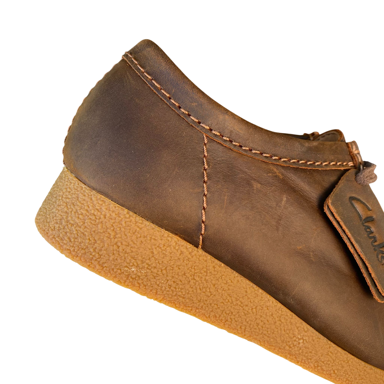 Clarks Wallabee EVO 26172819 Beeswax - Scarpe Stringate Pelle Cerata