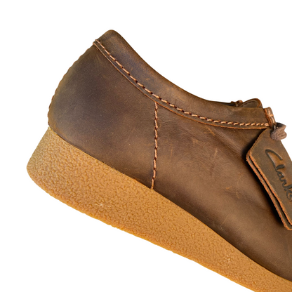 Clarks Wallabee EVO 26172819 Beeswax - Scarpe Stringate Pelle Cerata