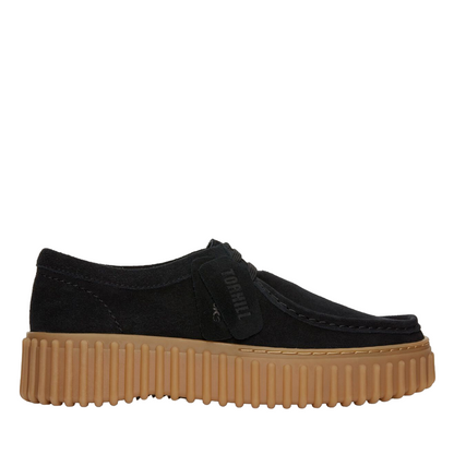 Clarks Torhill Bee 26172044 Scarpe Casual Donna Nero - Pelle Scamosciata
