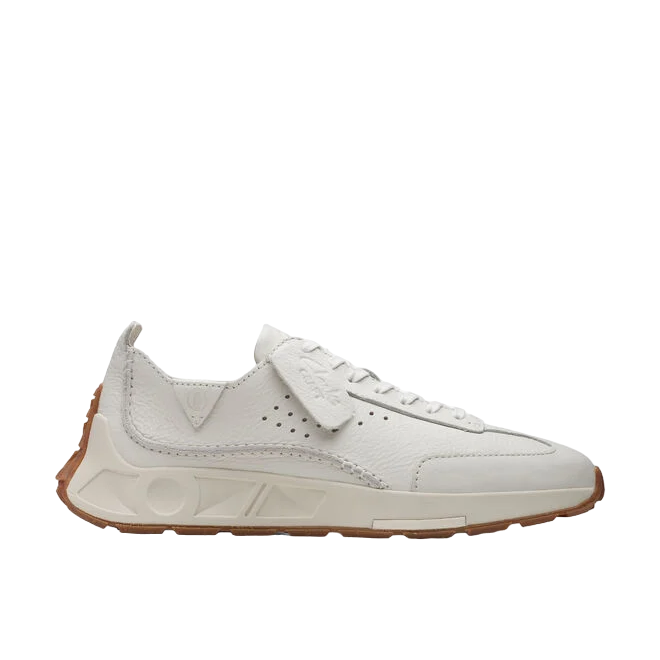Clarks Craft Speed Scarpe Casual Uomo Pelle Bianche - 172926 G