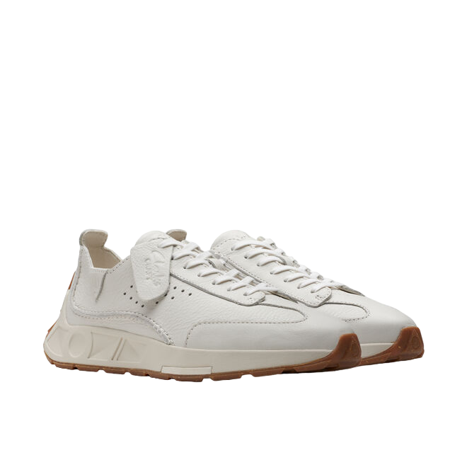 Clarks Craft Speed Scarpe Casual Uomo Pelle Bianche - 172926 G