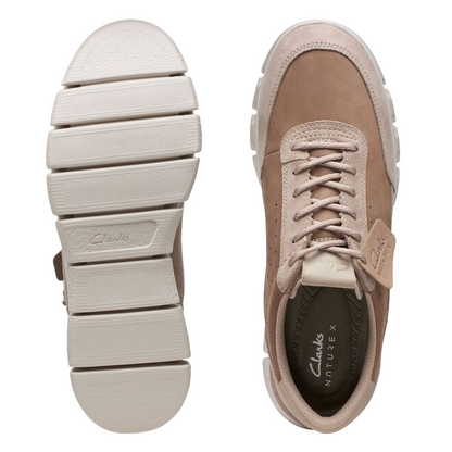 Clarks scarpa casual da uomo in pelle Nature X One 170264 G ciottolo