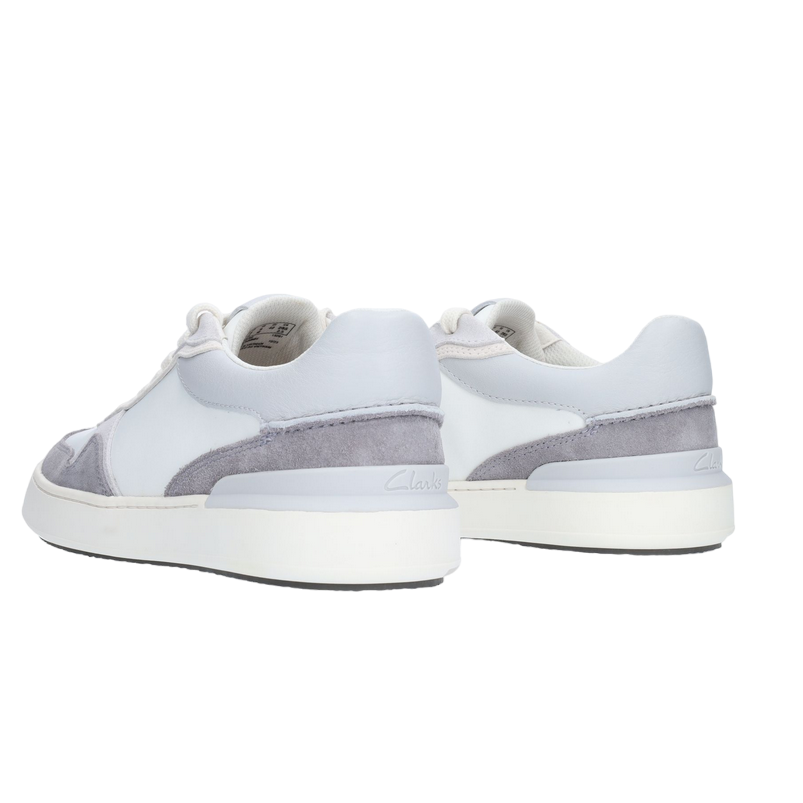 Clarks Lifestyle Sneakers Uomo Grigio Chiaro - CourtLite Race 176122 G