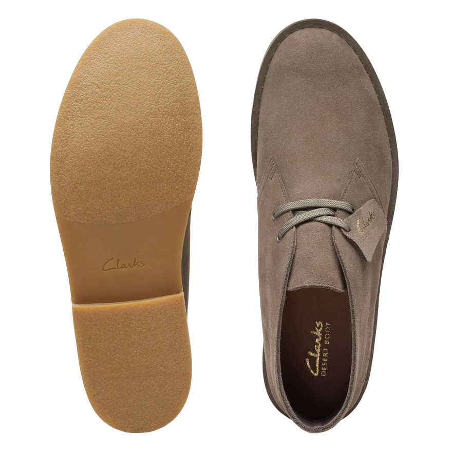 Clarks Desert Boot Evo Polacchino Uomo Grigio Pietra 26175160