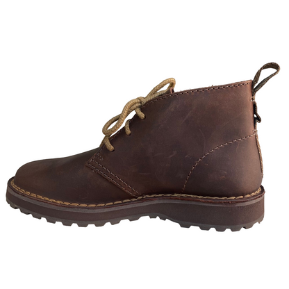 Clarks stivaletto Polacchino da uomo in pelle Solsbury DB 179717 marrone scuro