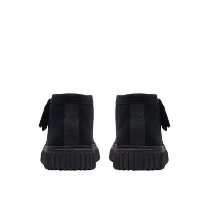 Clarks stivaletto in pelle scamosciata da uomo Torhill HI 173664 7 nero