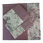 Completo Letto Clori in Percalle di cotone Balza a Fiori | Made in Italy