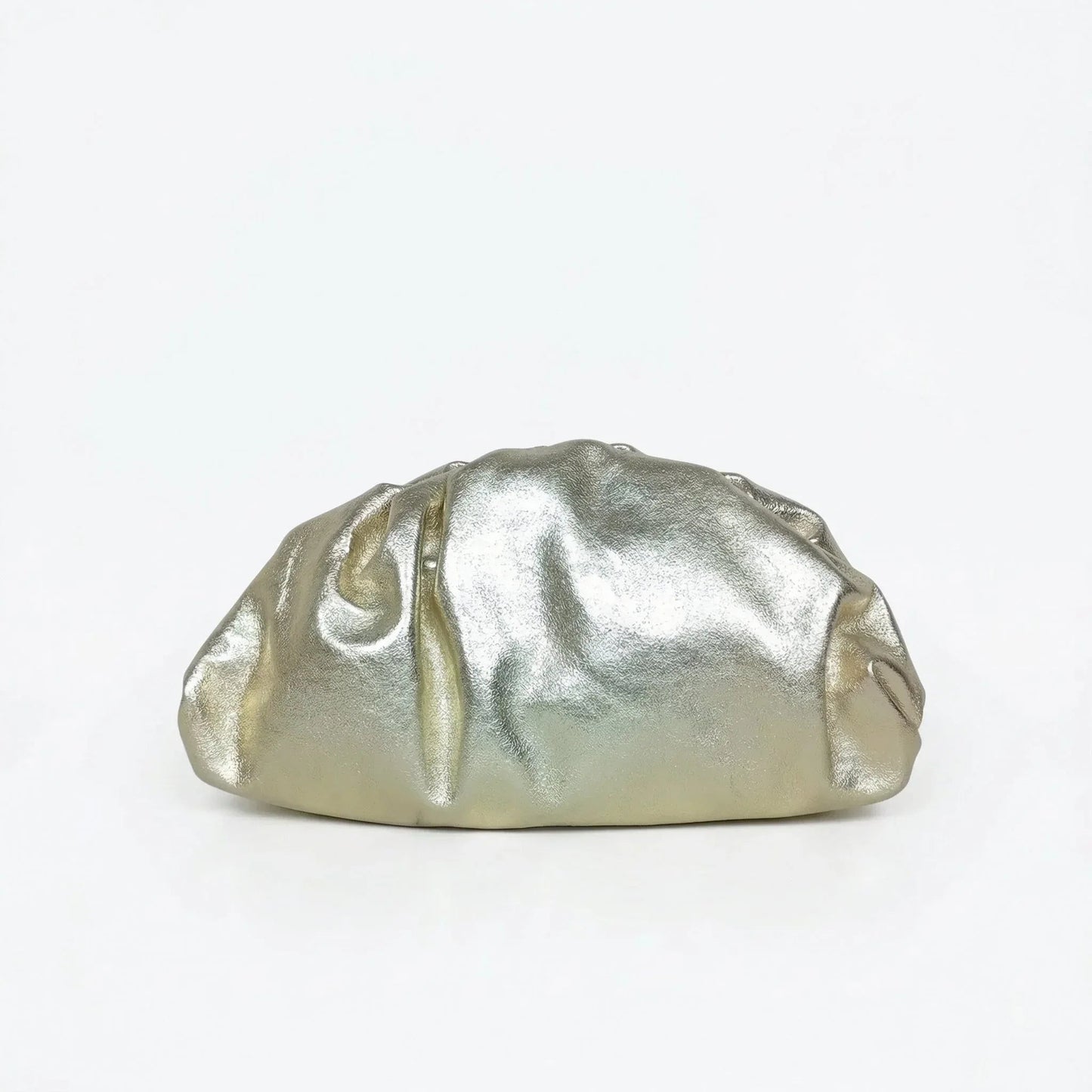 Stile Donna Bags - Romola Clutch Metallizzata in Vera Pelle