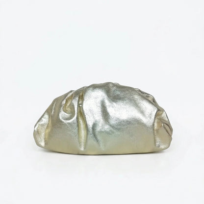 Stile Donna Bags - Romola Clutch Metallizzata in Vera Pelle