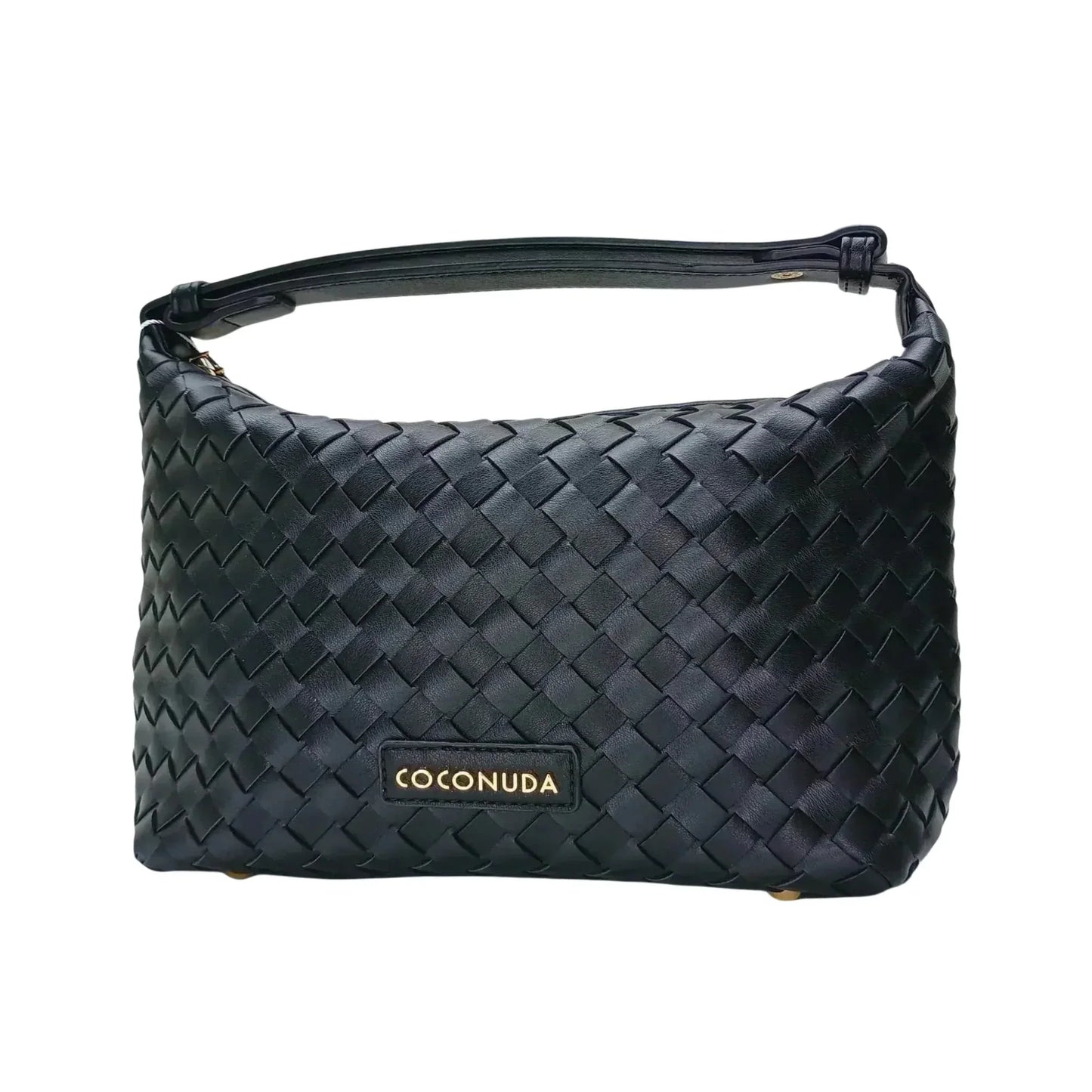 Coconuda Borsa Intrecciata in Ecopelle con Manico