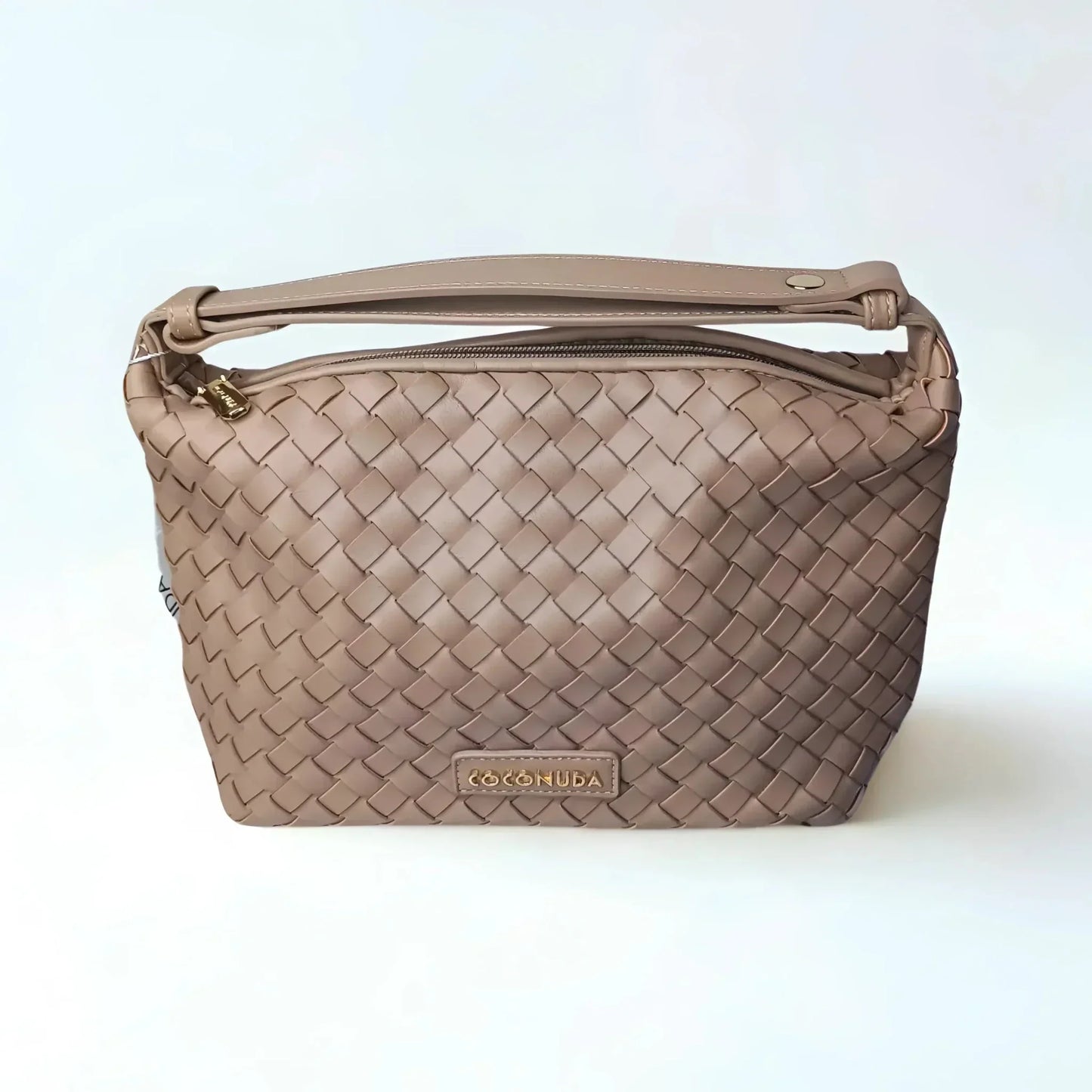 Coconuda Borsa Intrecciata in Ecopelle con Manico