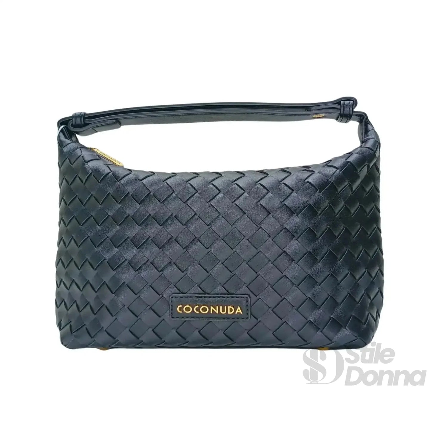 Coconuda Borsa Intrecciata in Ecopelle con Manico