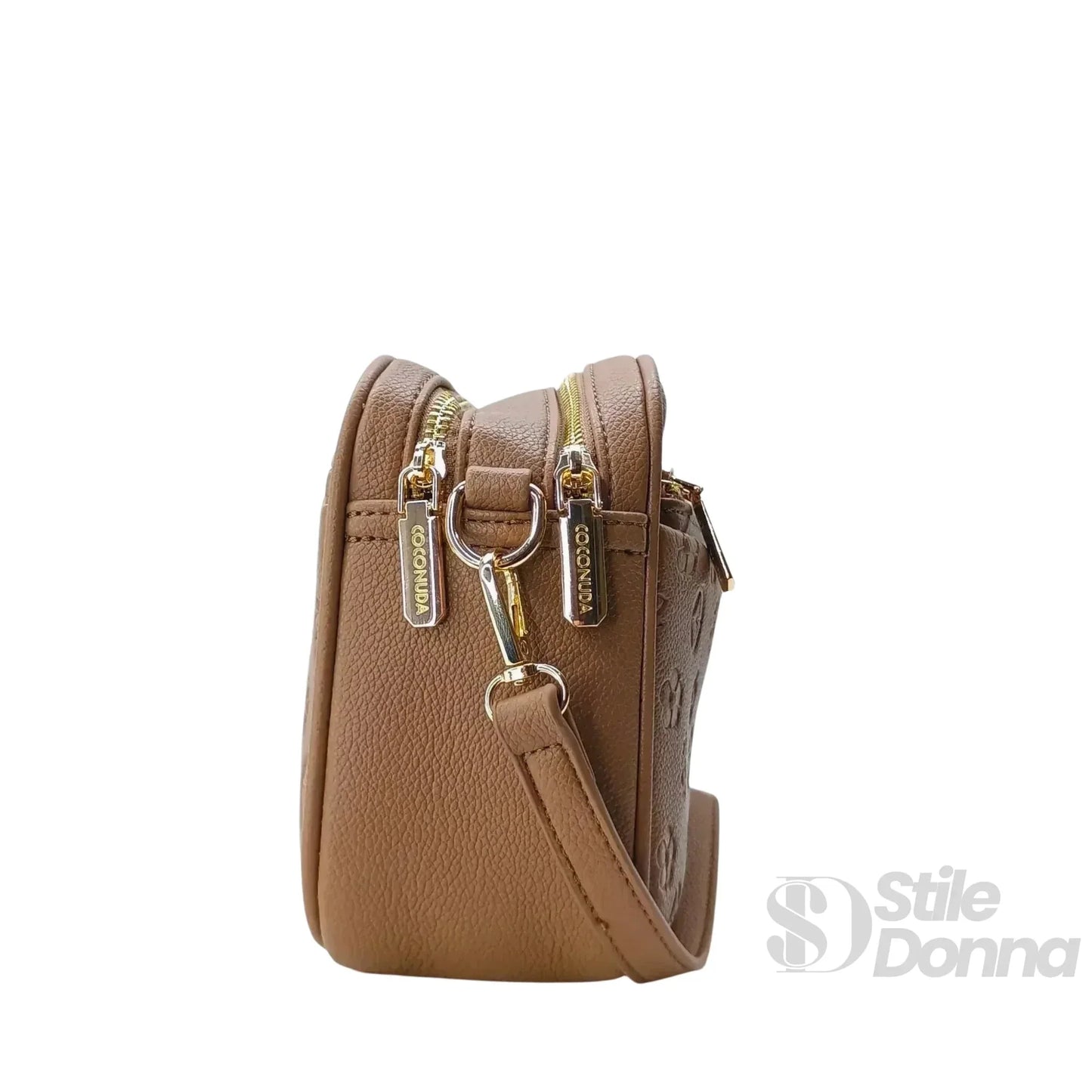 Coconuda Borsa a Tracolla in Ecopelle Marrone
